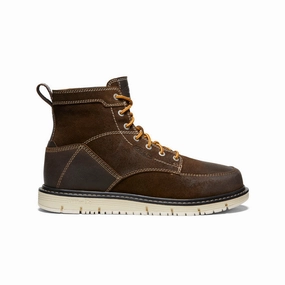 Sleek Look Men's San Jose 6" Boot (Soft Toe)  |  Coffee Bean/Star White