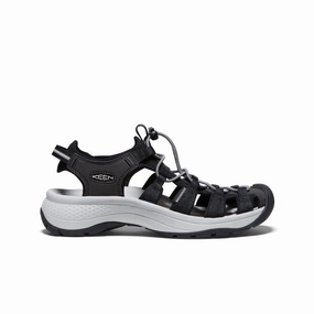 Women's Astoria West Sandal  |  Black/Grey Slip-On Comfort Low Cut