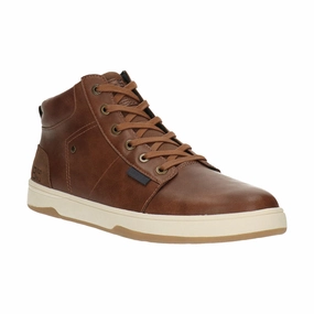 Rubber Sole Men's Finish Cognac