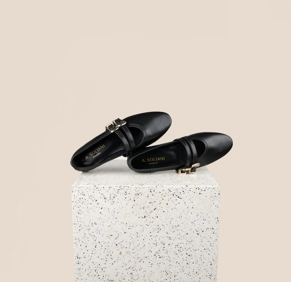 Premium Comfort Udine Black Leather
