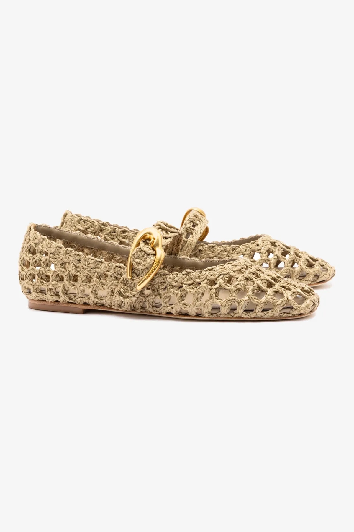Premium Cushion Verona Macrame In Algae Embroidered Raffia
