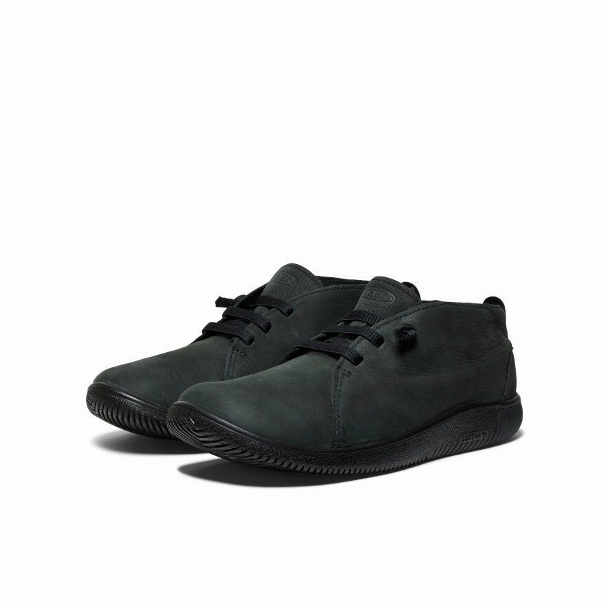 Premium Fit Women's KNX Chukka  |  Black/Black