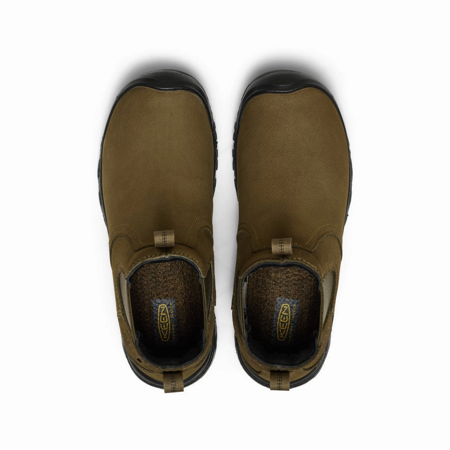 Pure Path Women's Greta II Waterproof Chelsea  |  Dark Olive/Black