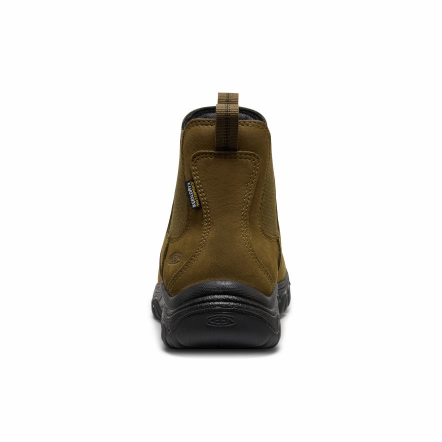 Pure Path Women's Greta II Waterproof Chelsea  |  Dark Olive/Black