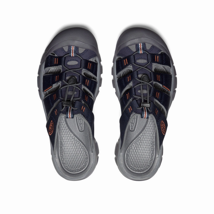 Quick Slip-On Men's Newport Slide  |  Sky Captain/Bombay Brown