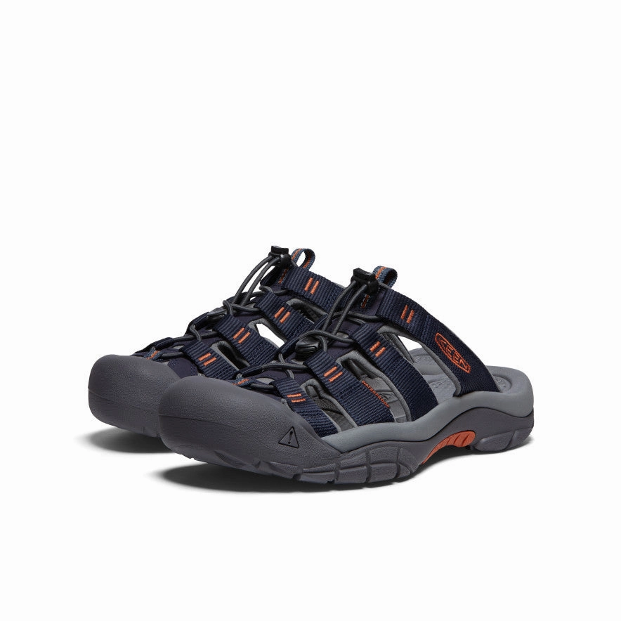 Quick Slip-On Men's Newport Slide  |  Sky Captain/Bombay Brown