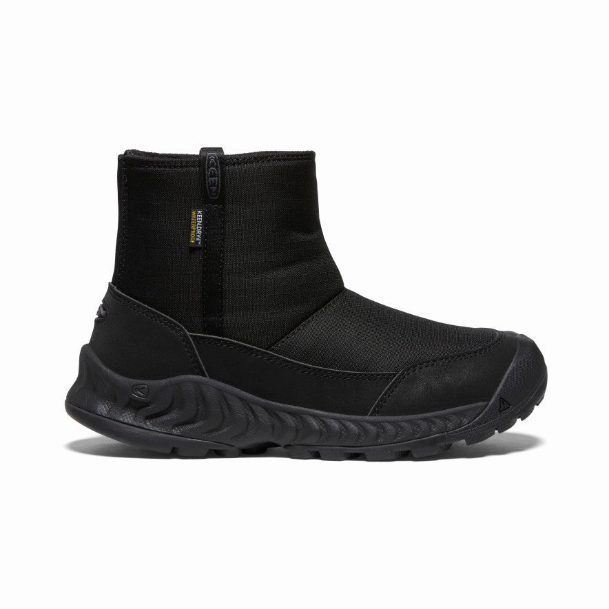 Classic Edge Low Heel Women's Hood NXIS Waterproof Pull-On  |  Black/Black