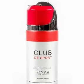 RAVE Club De Sport parfumuotas dezodorantas vyrams 250ml
