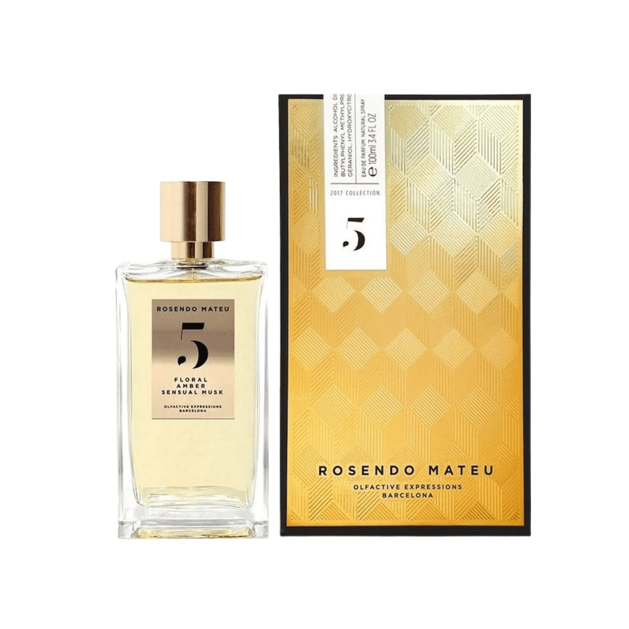 Rosendo Mateu No 5 Floral, Amber, Sensual Musk