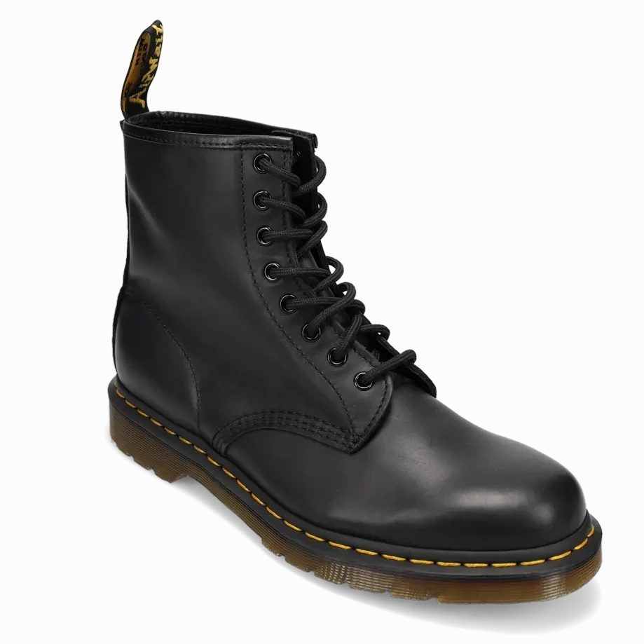 Men's 1460 Black Greasy Cozy Feel Smooth Form