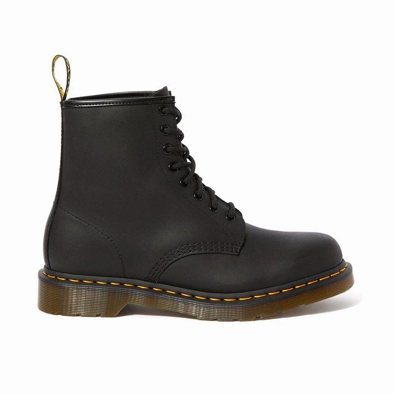 Rugged Durability Men's 1460 Black Greasy