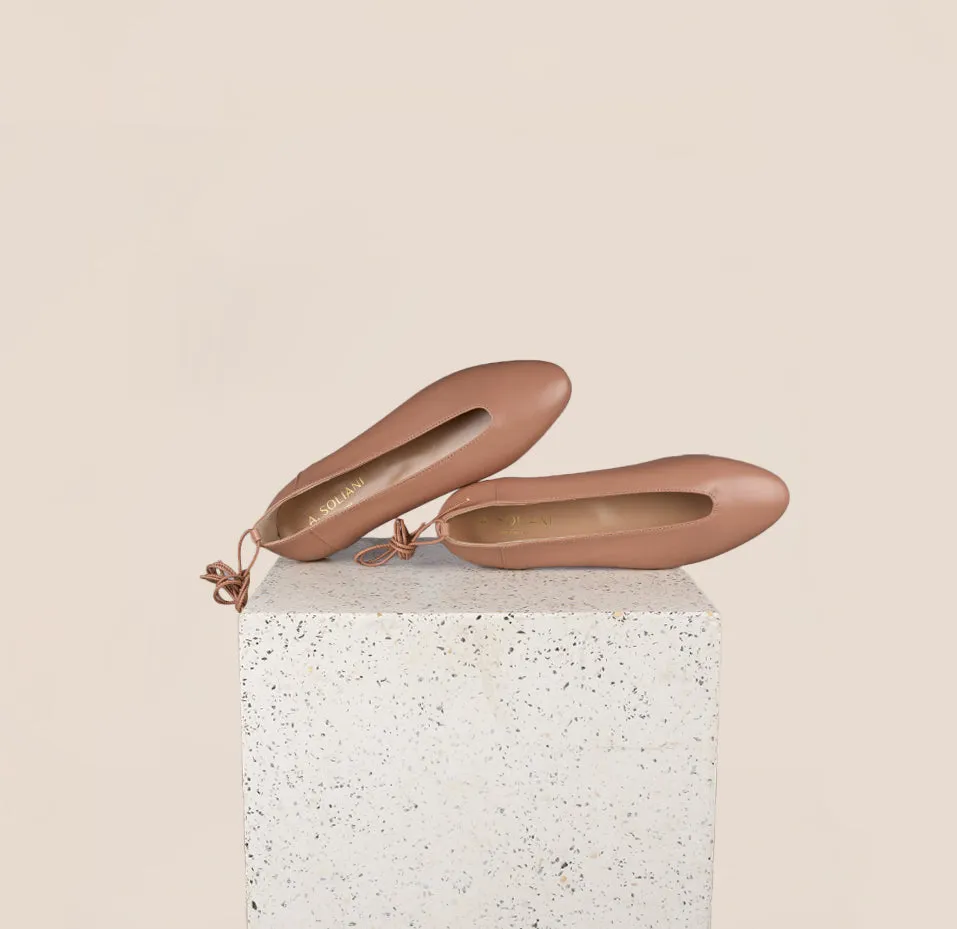 Cozy Feel Footwear Scala - Nude (Removable Ties)