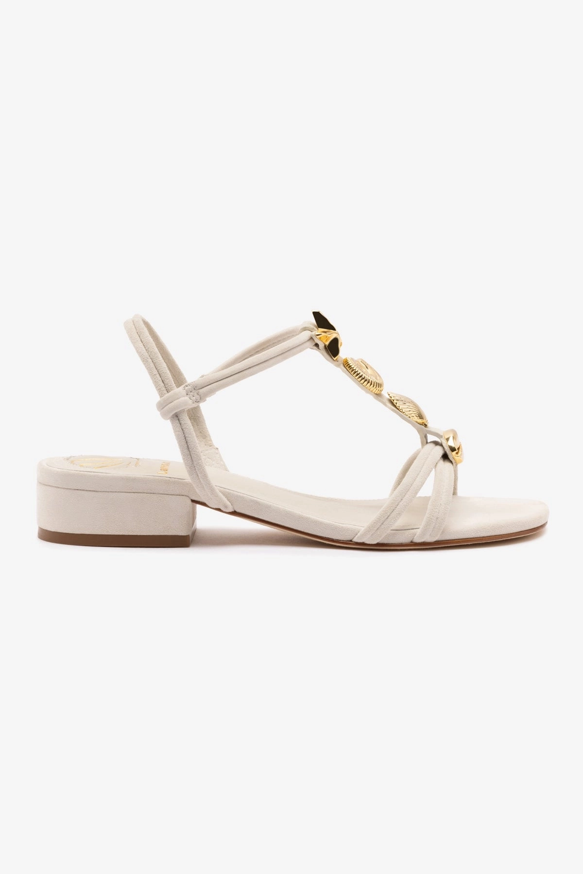 Shelly Flat Sandal In Mushroom Grey Suede Supportive Footbed Design On-The-Go Footwear