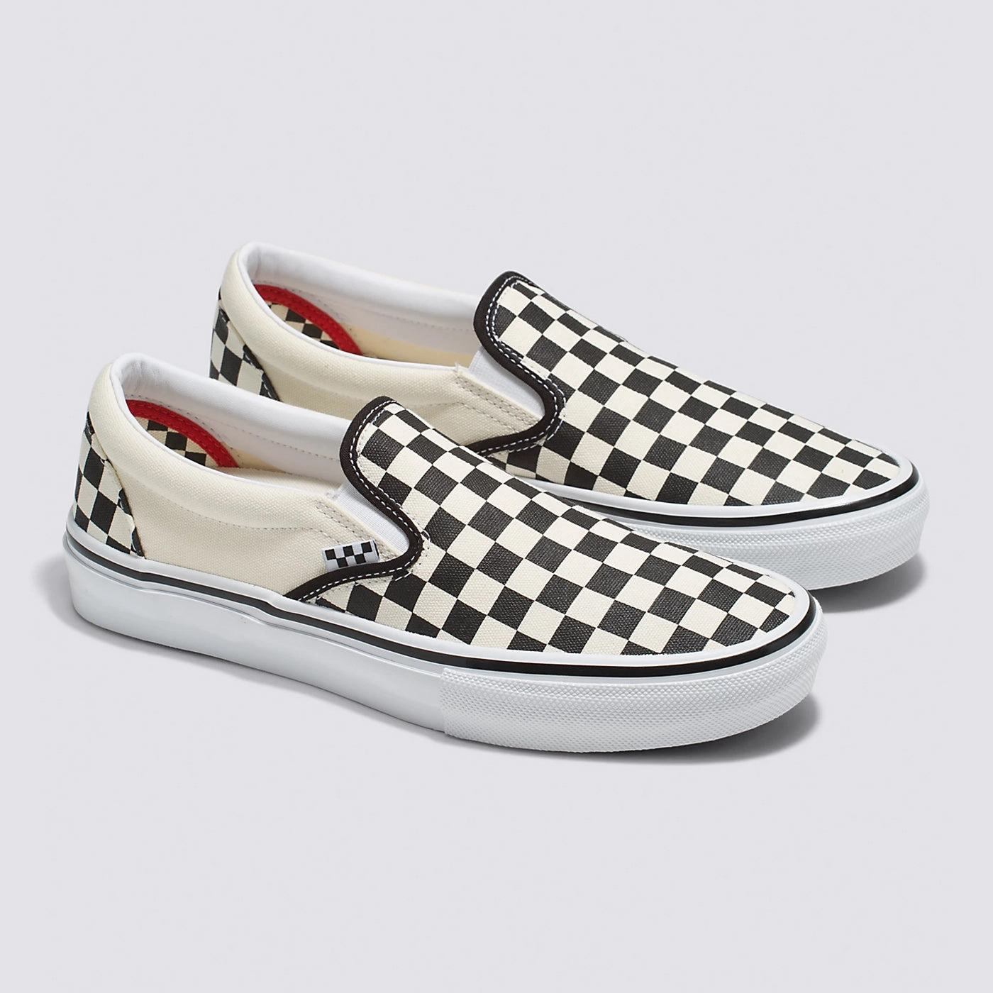 Pro Action Ride Skate Slip On (Checker Board/Black/White)