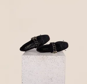 Salento 2 Buckle -Rete Black Cushioned Walking Shoes