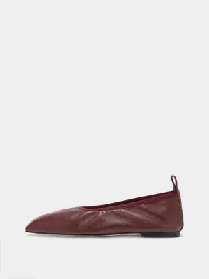 Nomi Ruched Flats Elegant Look Elegant Walk