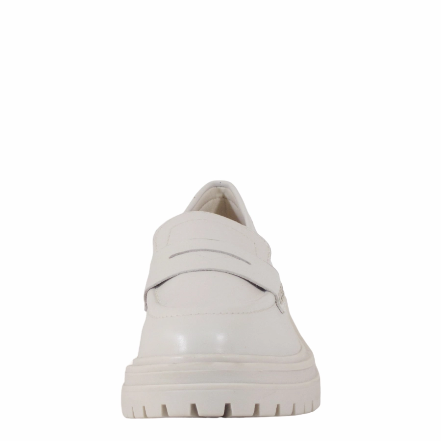 Sleek Construction Giana Lug-Sole Penny Loafers