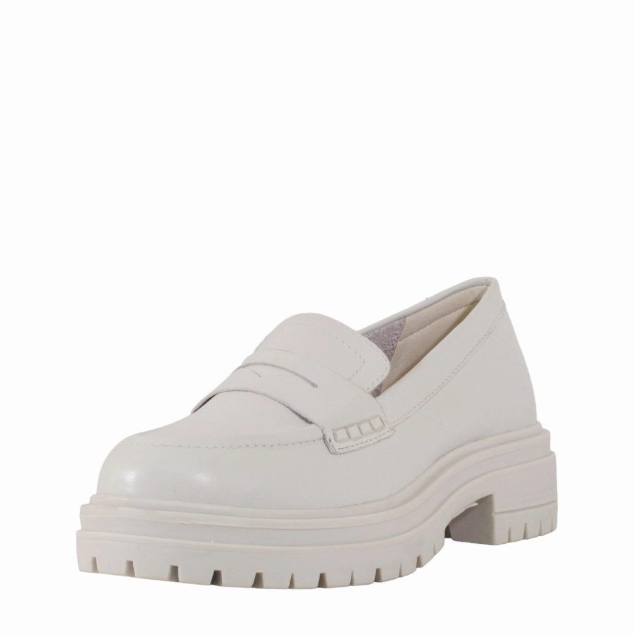 Sleek Construction Giana Lug-Sole Penny Loafers