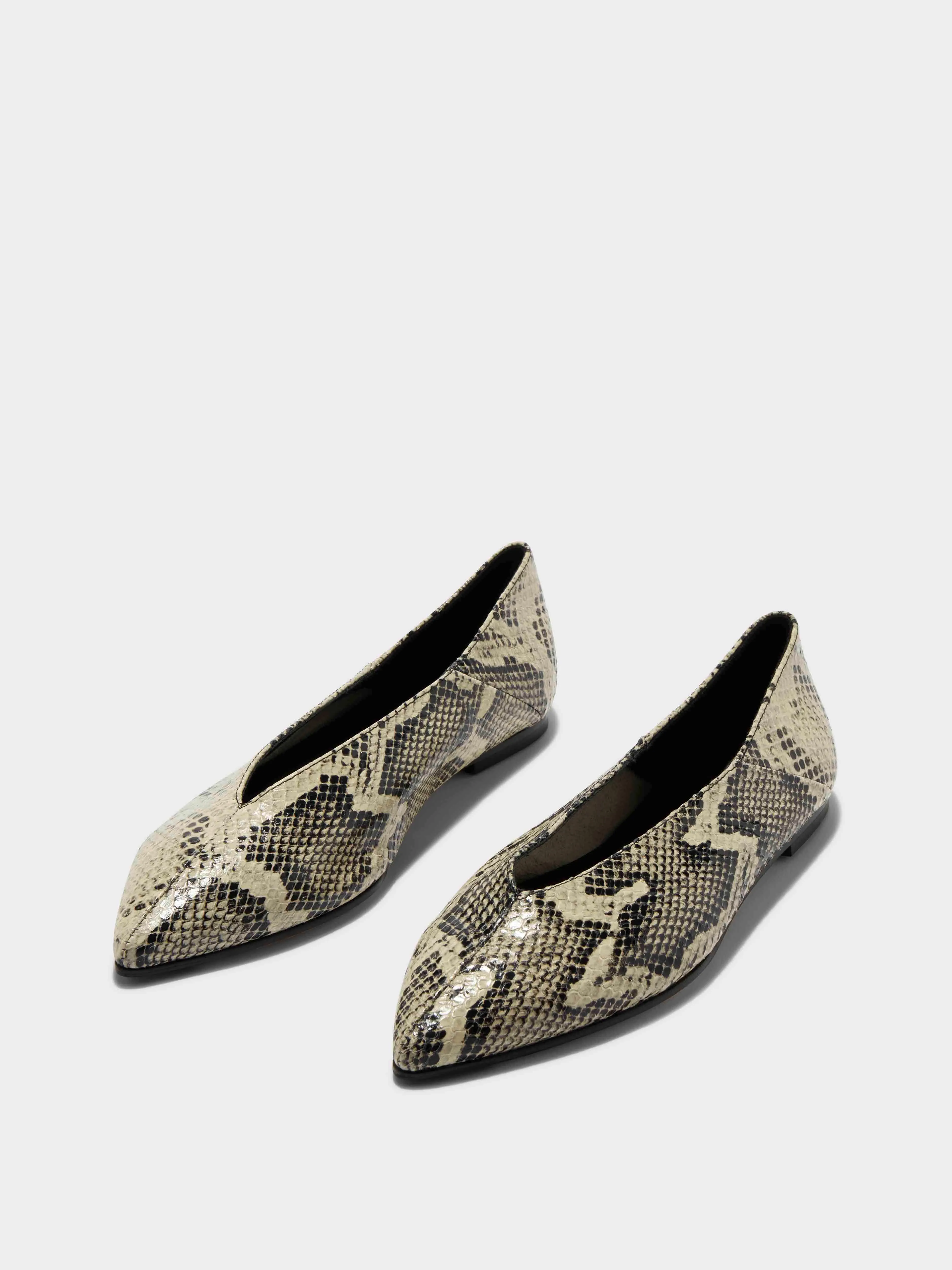 Slip-On Convenience Moa Pointed-Toe Flats