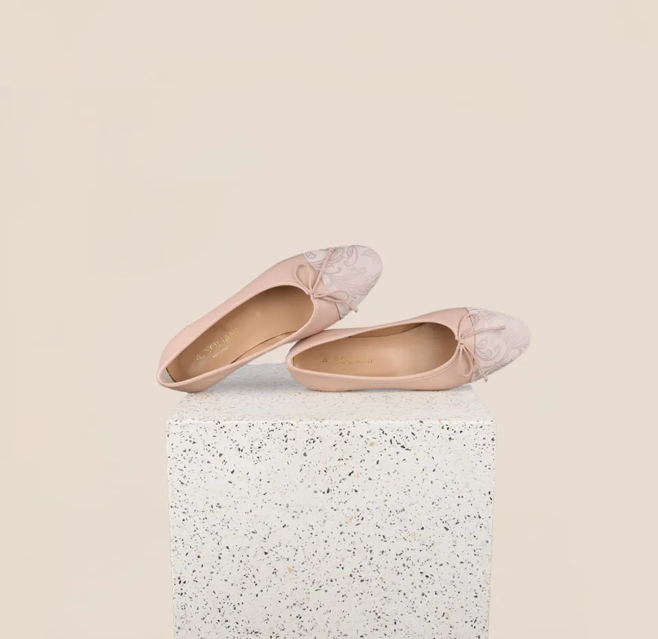 Como - Blush/Rose Leaves LIMITED EDITION Versatile Cushion Relaxed Walk