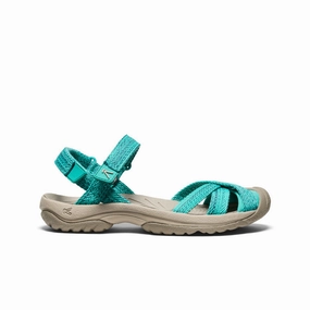 Women's Bali Strap Sandal  |  Bright Aqua Versatile Design