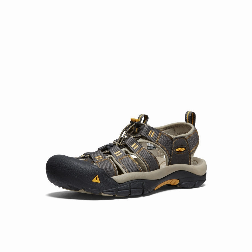 Slip-Resistant Comfort Men's Newport H2 Sandal  |  Raven/Aluminum