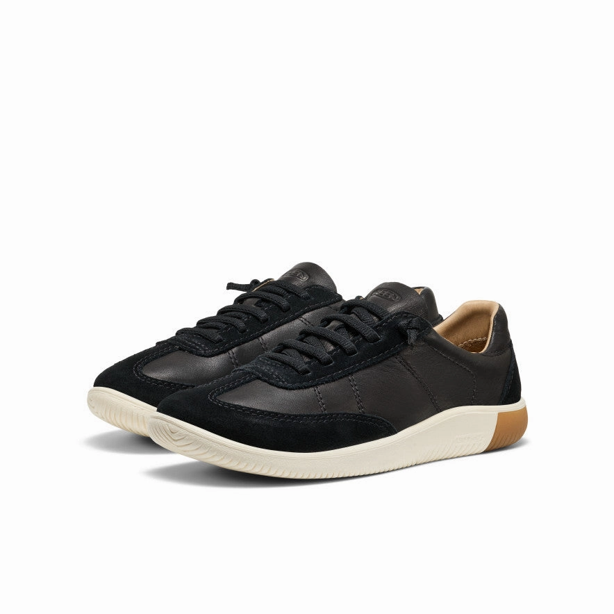 Slip-Resistant Comfort Women's KNX T-Toe Sneaker  |  Black/Birch