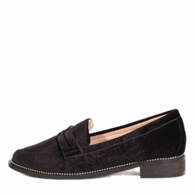 Fashion Ease Shoes Lea Velvet Loafers