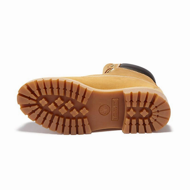 Smooth Texture Men's 6" Premium Waterproof Wheat