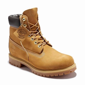 Utility Style Snowy Environment Men's 6" Premium Waterproof Wheat