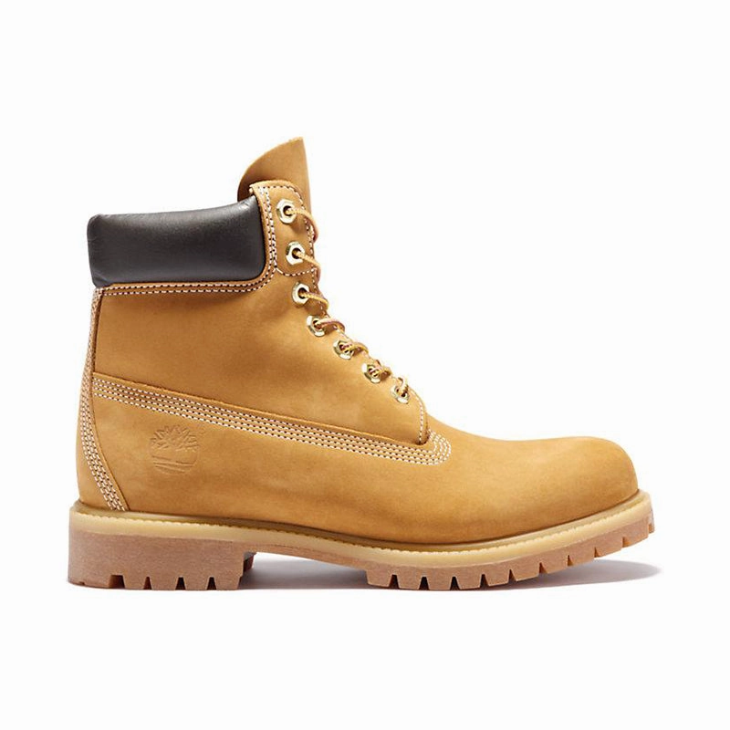 Smooth Texture Men's 6" Premium Waterproof Wheat