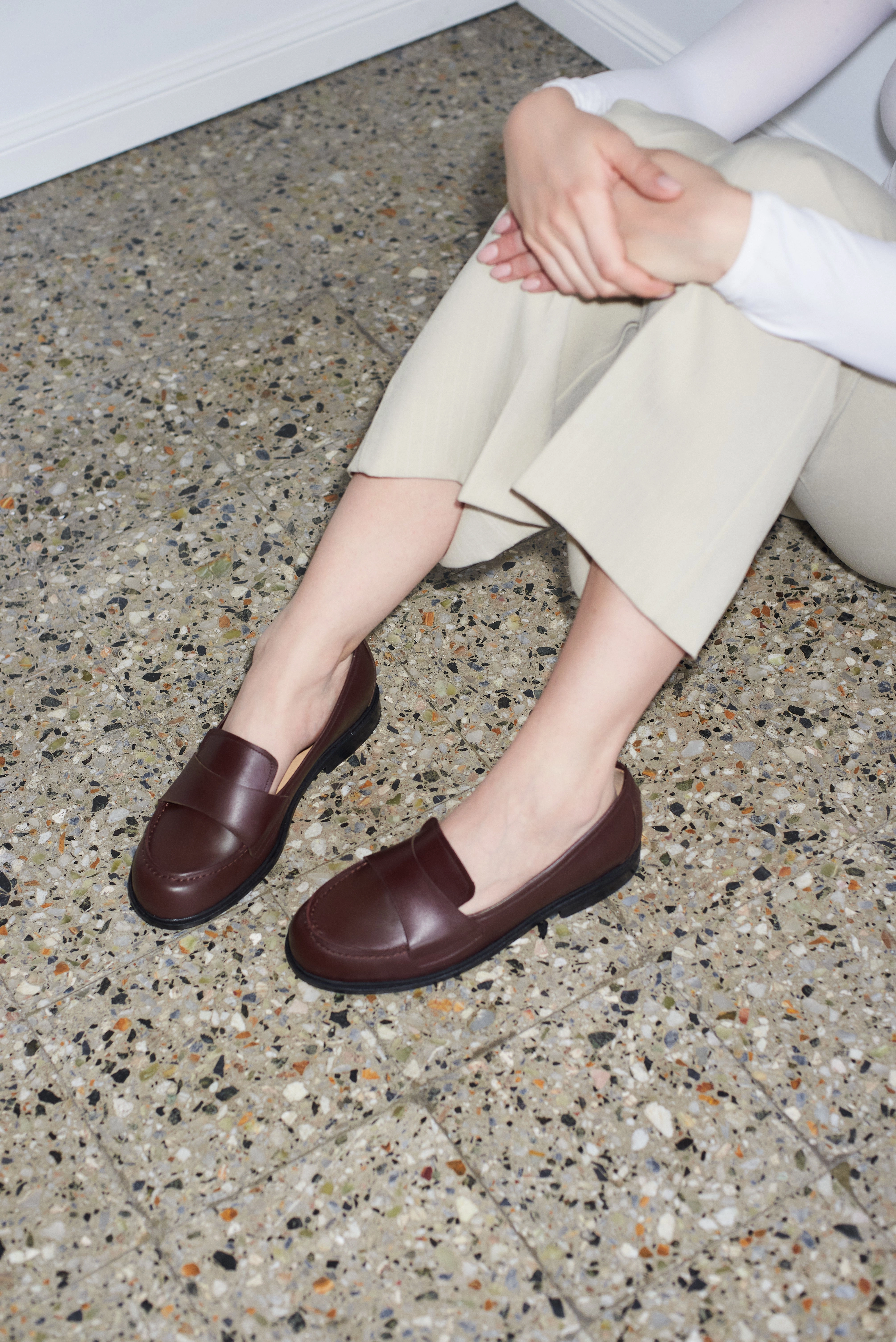 Sofia Loafer in Plum Stylish Comfort