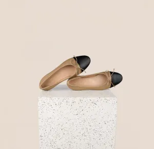 Vegan Leather Shoes All-Purpose Shoes Como - Beige Argille/Black