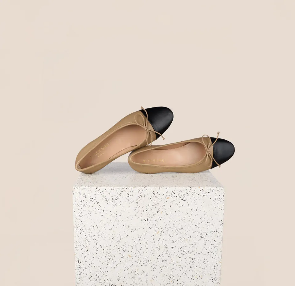 Vegan Leather Shoes All-Purpose Shoes Como - Beige Argille/Black