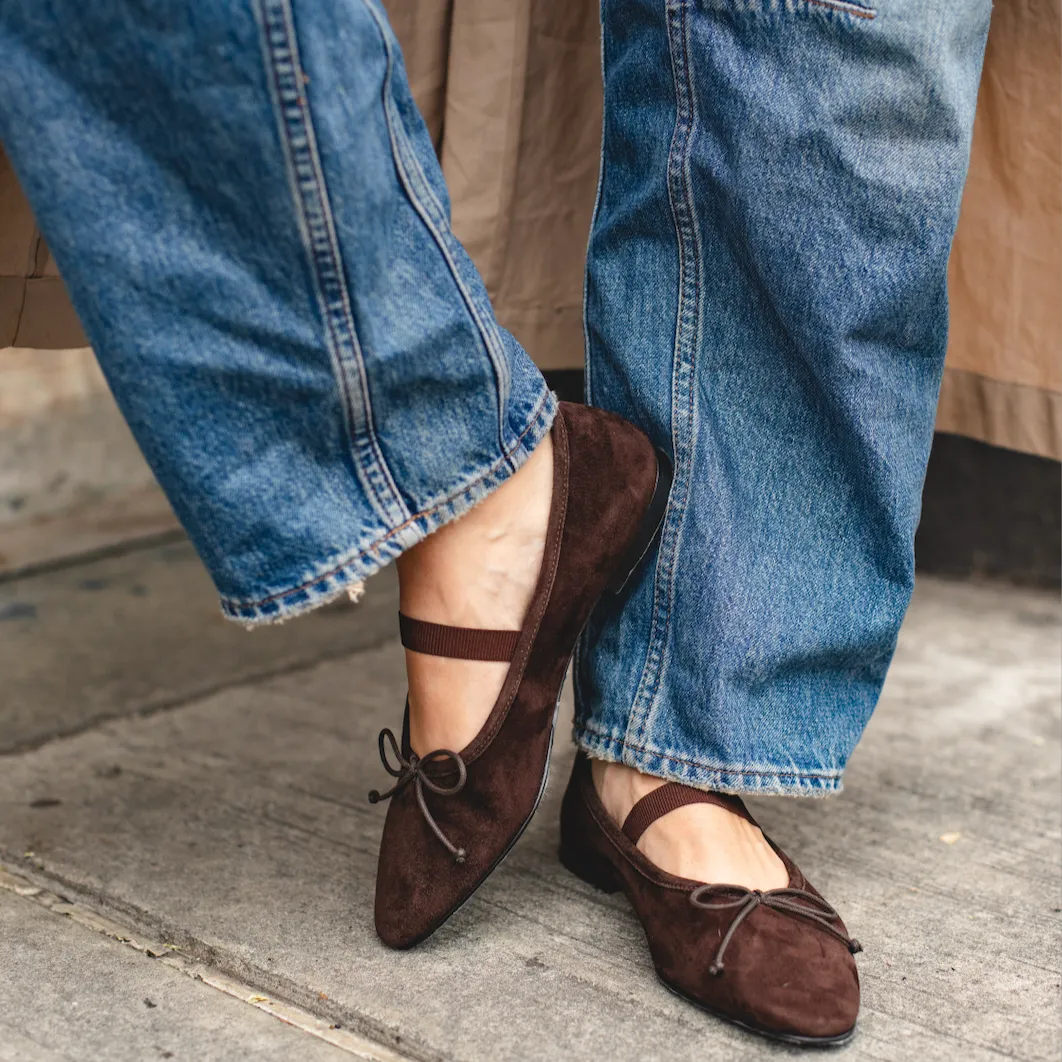 Soft Touch Como Strap - Chocolate Suede