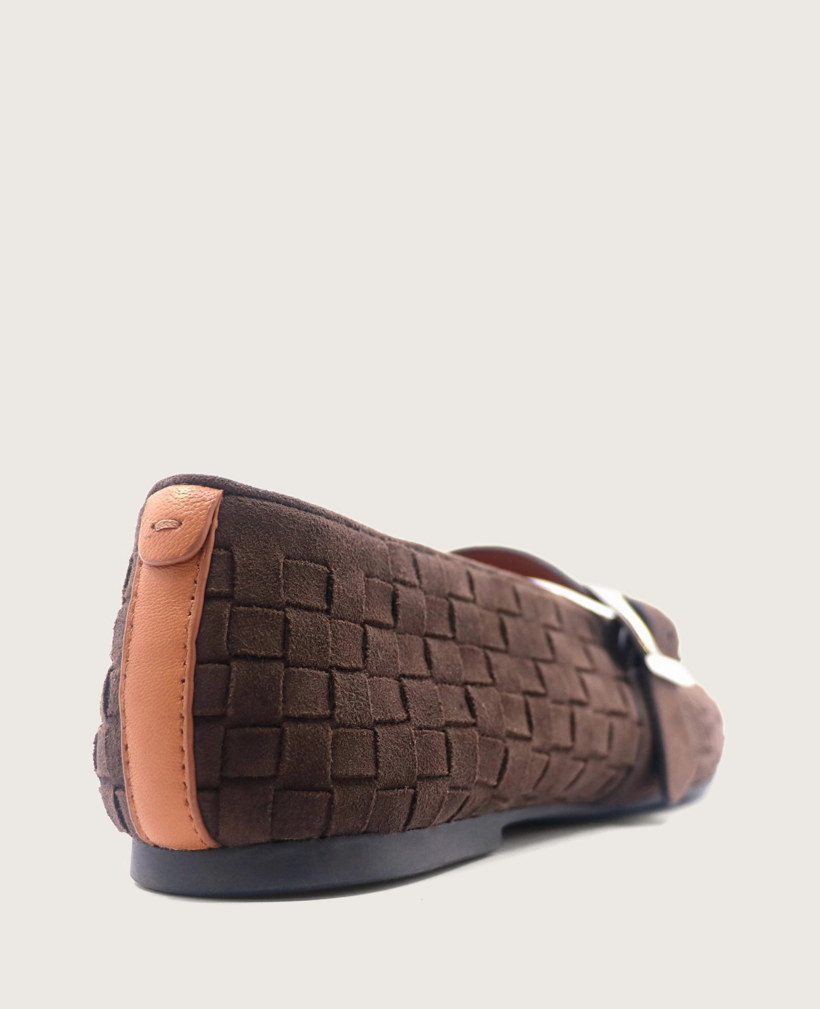 Soft Cushioning GENTLE SOULS - Winifred Suede Woven Mary Jane Flat