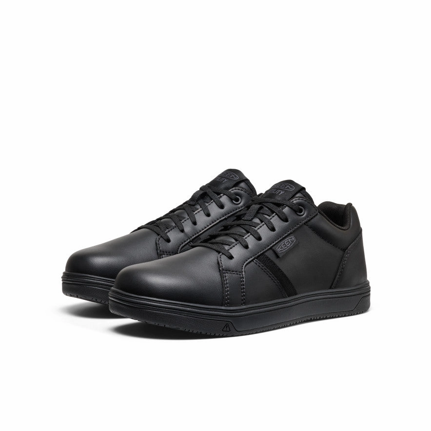 soft fit Men's Kenton WTX Work Shoe (Soft Toe)  |  Black/Black