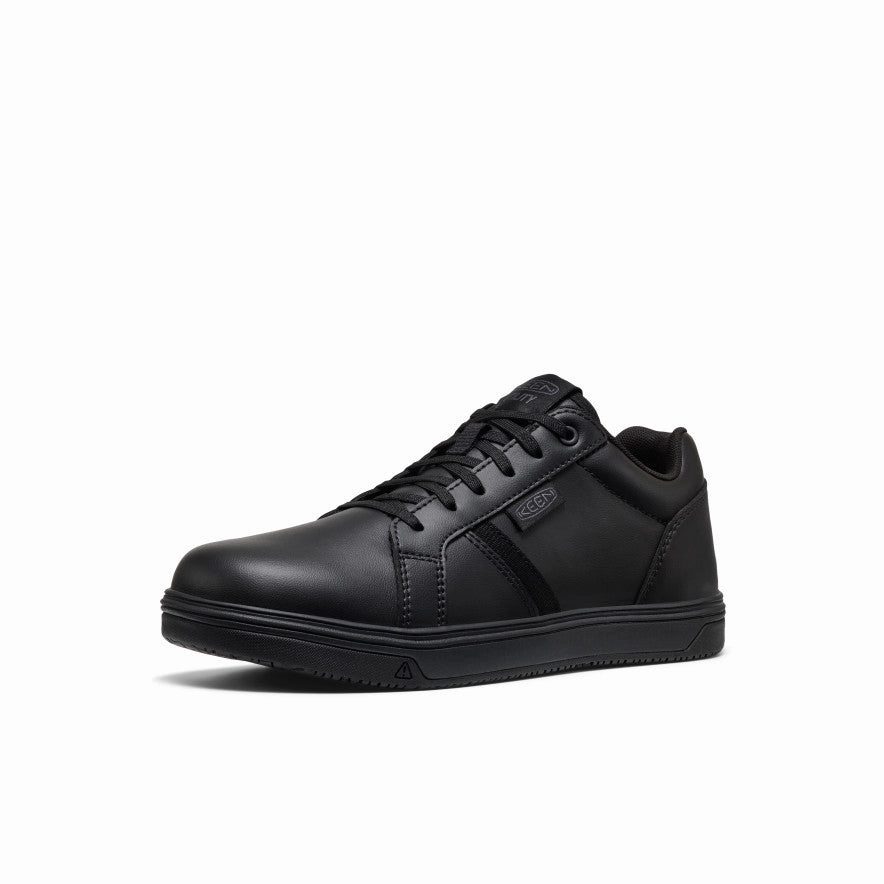 soft fit Men's Kenton WTX Work Shoe (Soft Toe)  |  Black/Black