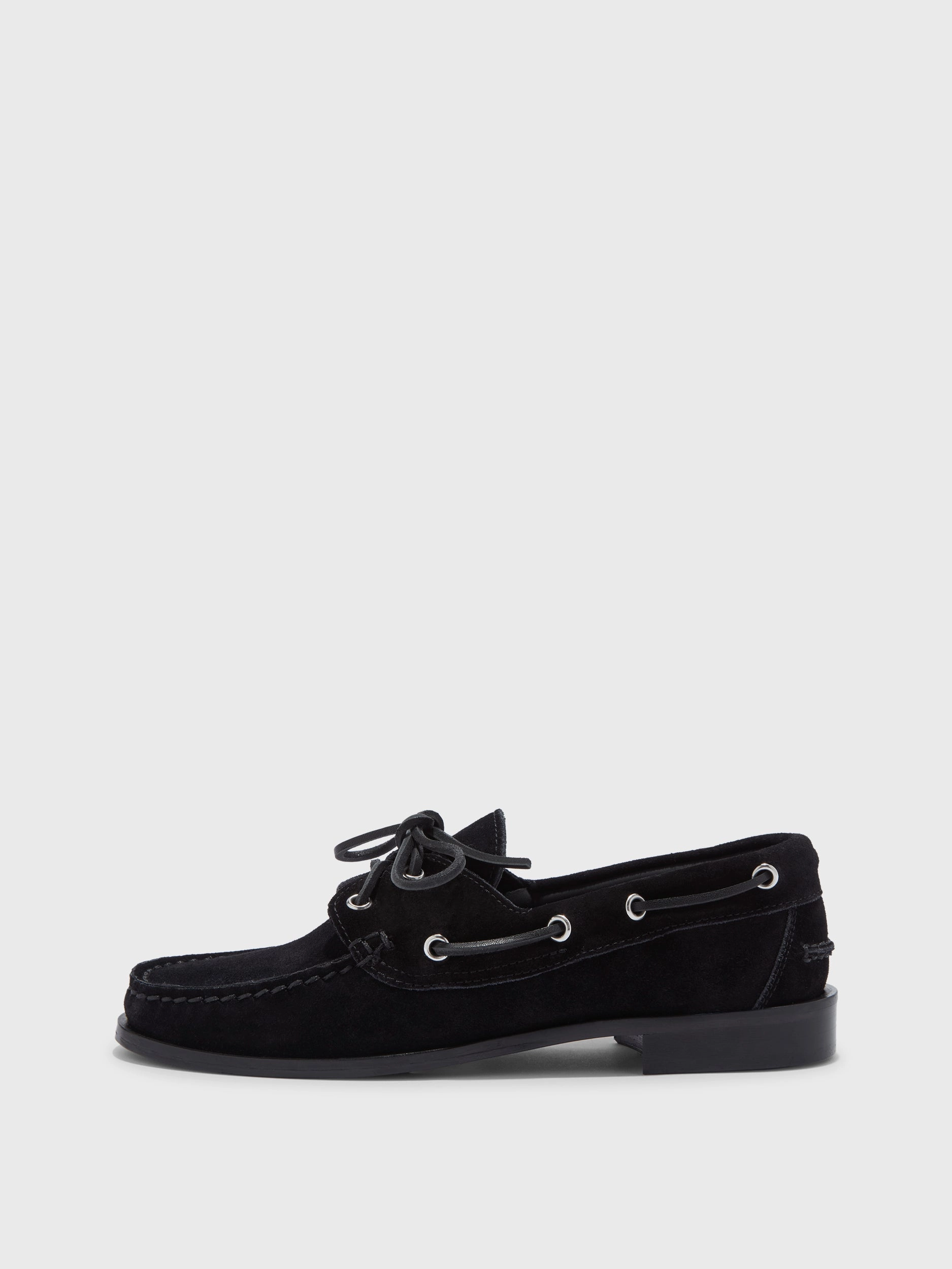 Harris Suede Mocassin Flats Quilted Lining