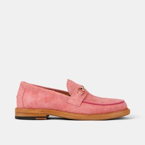 Boardwalk Rouge Suede Horse-Bit Loafers Extended Wear Smart Walk