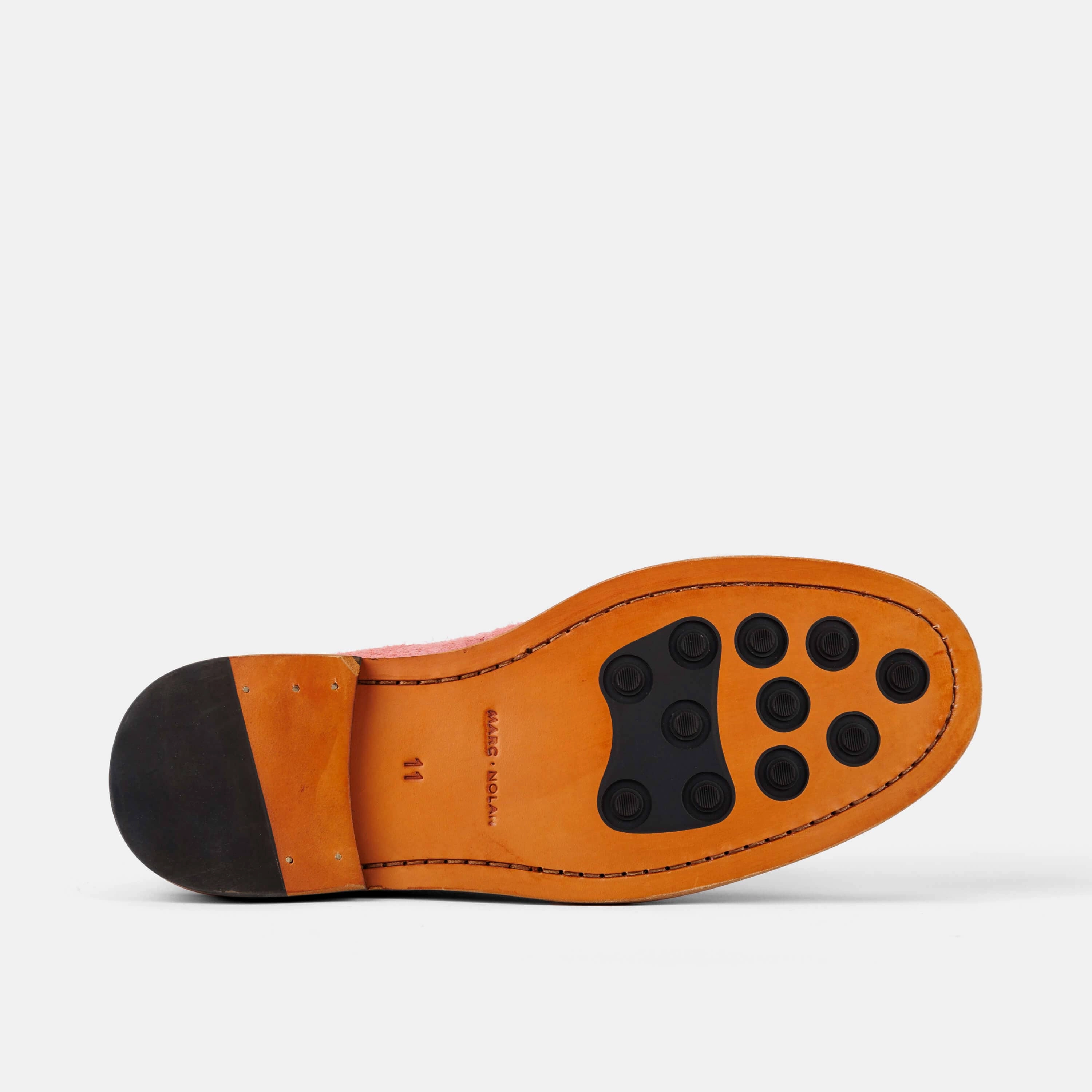 Soft Material Boardwalk Rouge Suede Horse-Bit Loafers