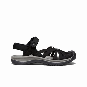 Date Outfit Women's Rose Sandal  |  Black/Neutral Gray