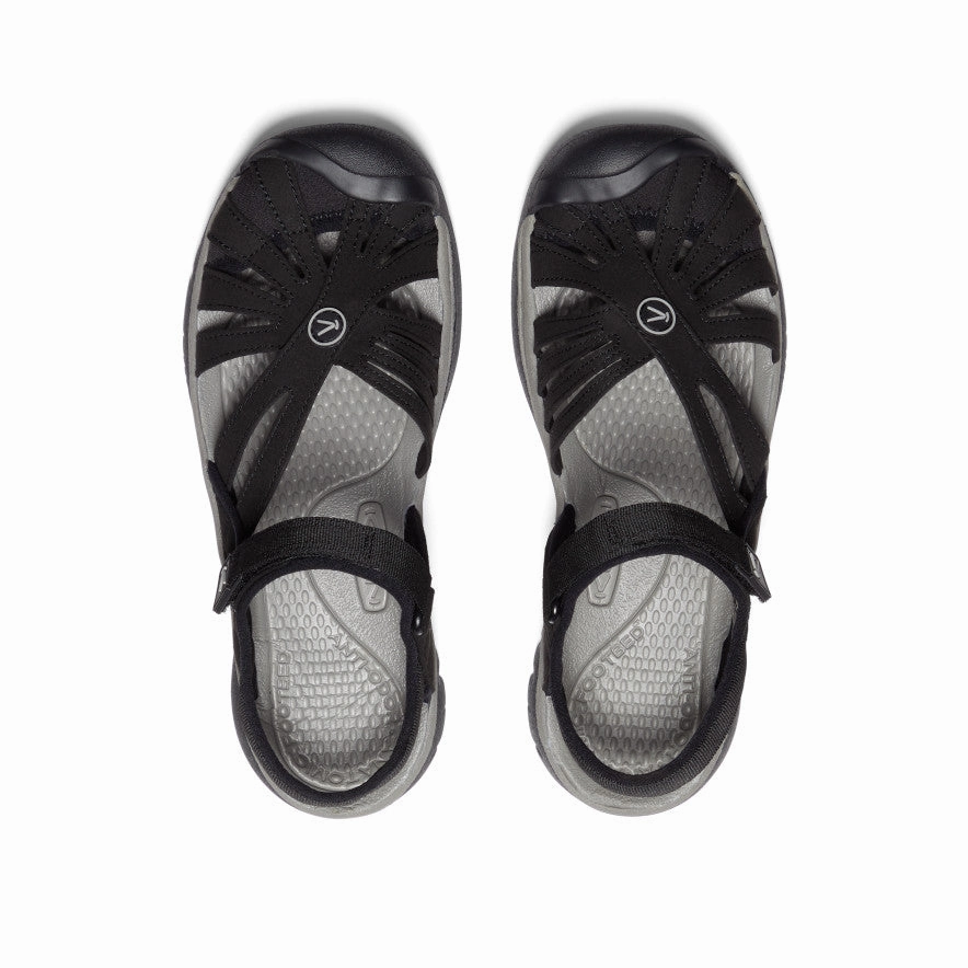 Soft Motion Women's Rose Sandal  |  Black/Neutral Gray
