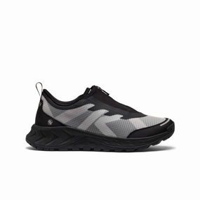 Men's TTS Zip Sneaker  |  Black/Black Flexible Comfort Easy Care
