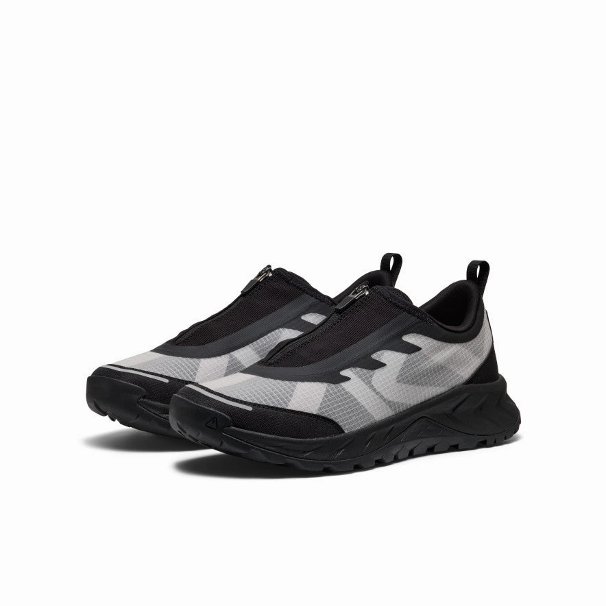 Soft Ride Men's TTS Zip Sneaker  |  Black/Black