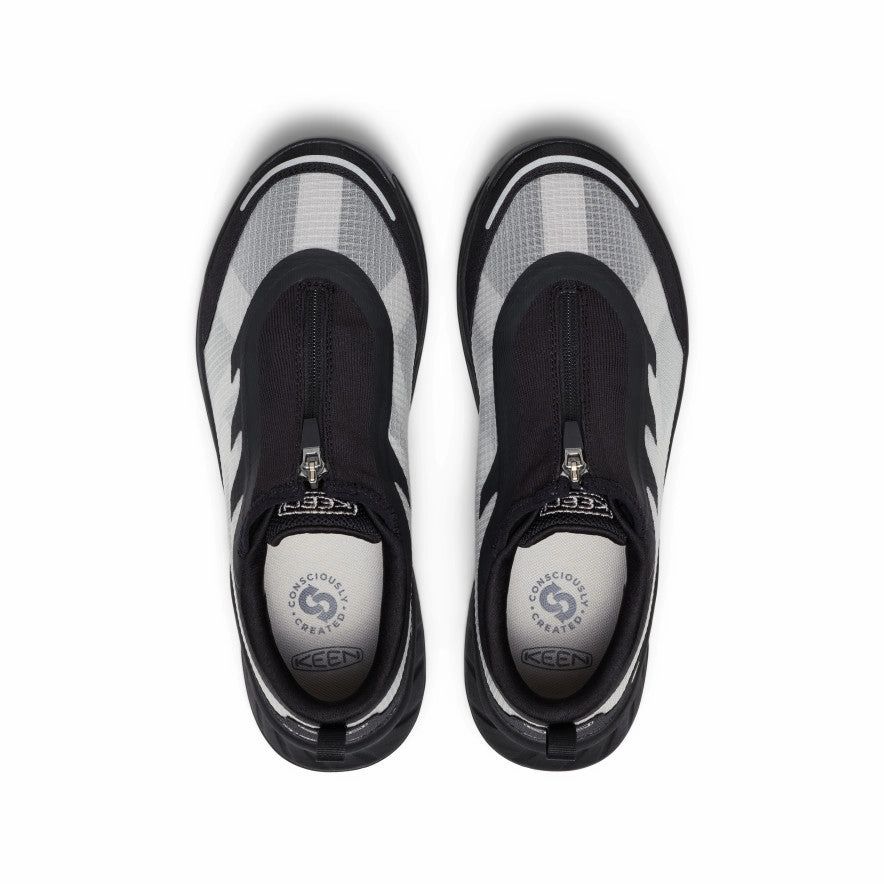Soft Ride Men's TTS Zip Sneaker  |  Black/Black