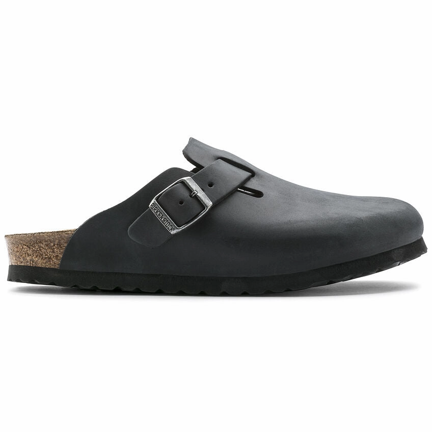 Soft Step Glide Move Women's Boston Black Oiled Leather