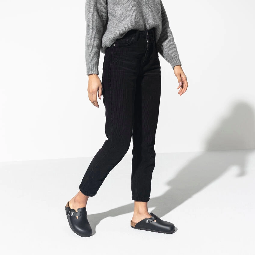 Soft Step Glide Move Women's Boston Black Oiled Leather