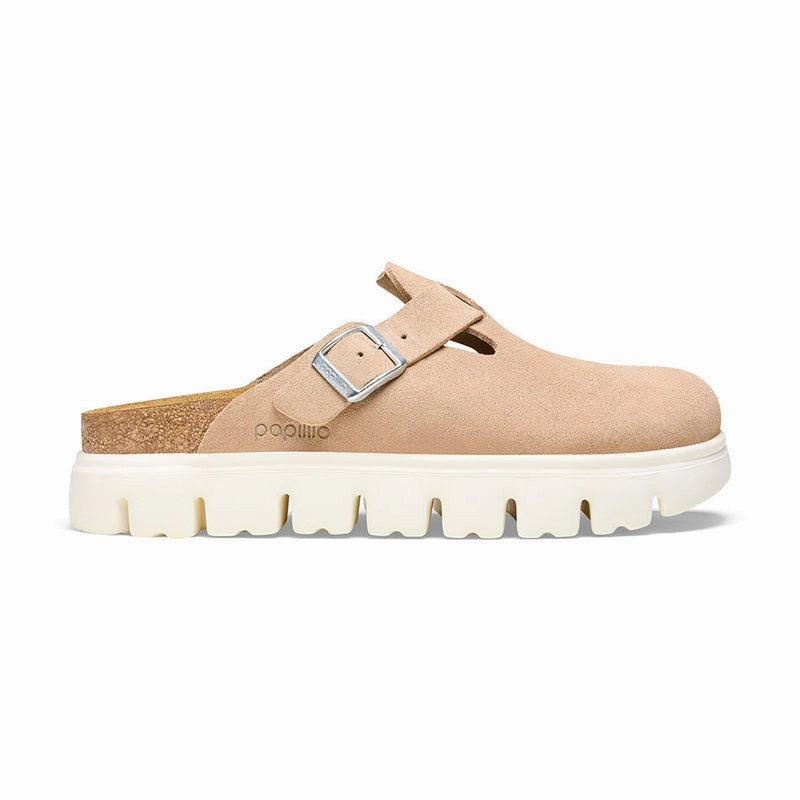 Speed Comfort Women's Boston Chunky Narrow Warm Sand Suede