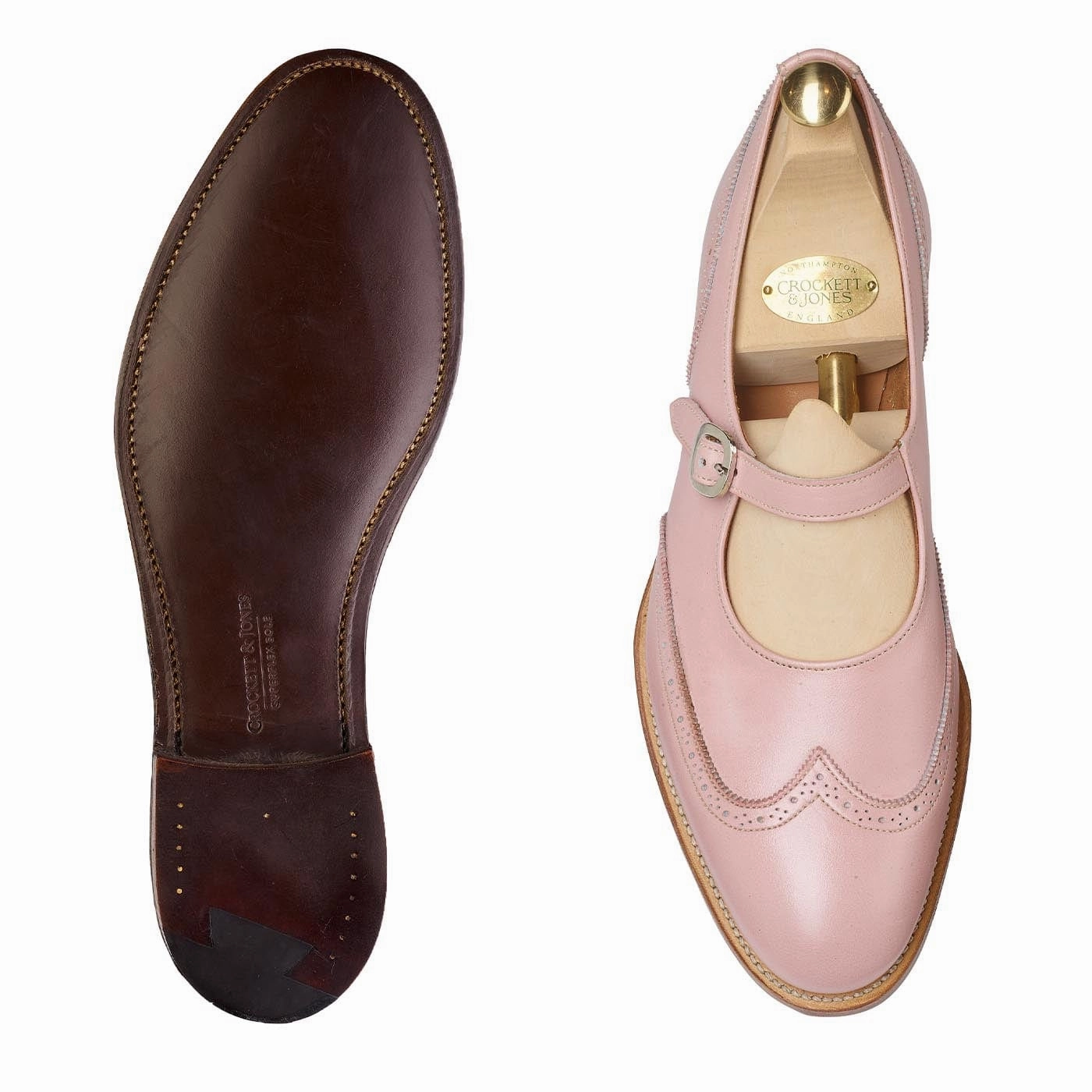 Streamlined Shape Mary Pink Blush Calf